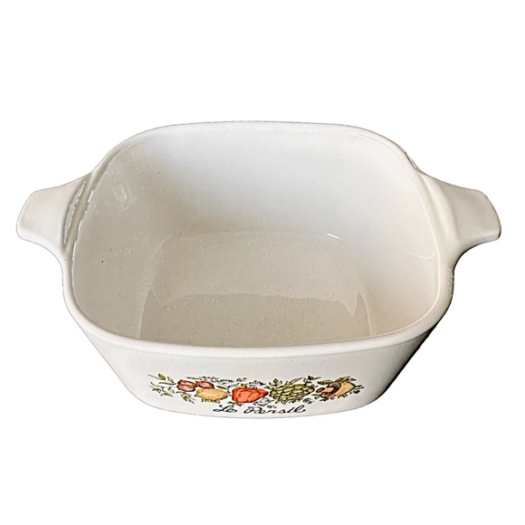 CORNING WARE Vintage P-43-B 700 ml “Spice of Life” Le Persil 5" Casserole Dish - Picture 2 of 6